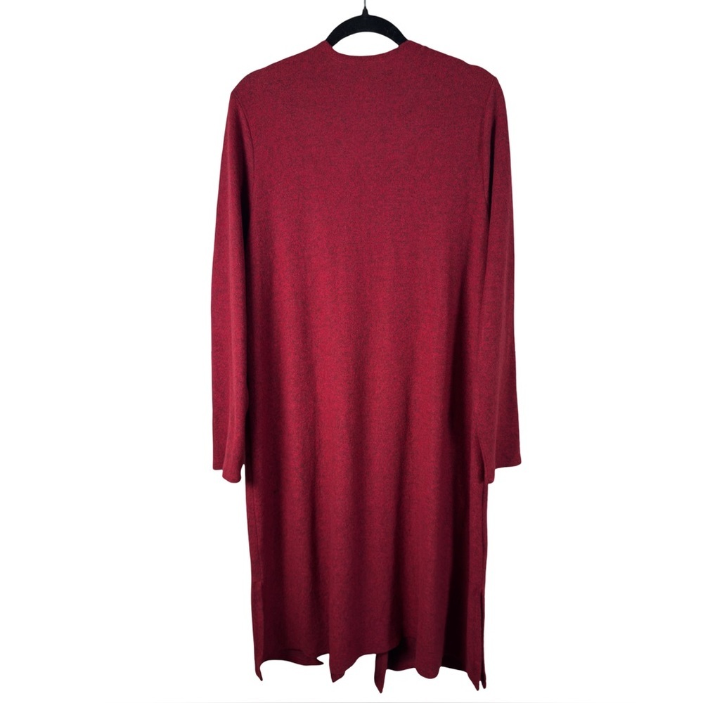 Torrid Super Soft Red Open Front Cardigan Duster Size 2 - Picture 3 of 12